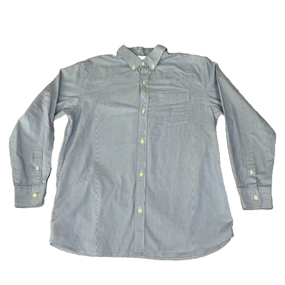 GAP Other - GapKids Shirt Husky Non Iron XXL Button Down Blue Stripe